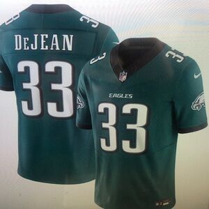 😉Cooper DeJean Green Vapor Jersey Stitched🥺